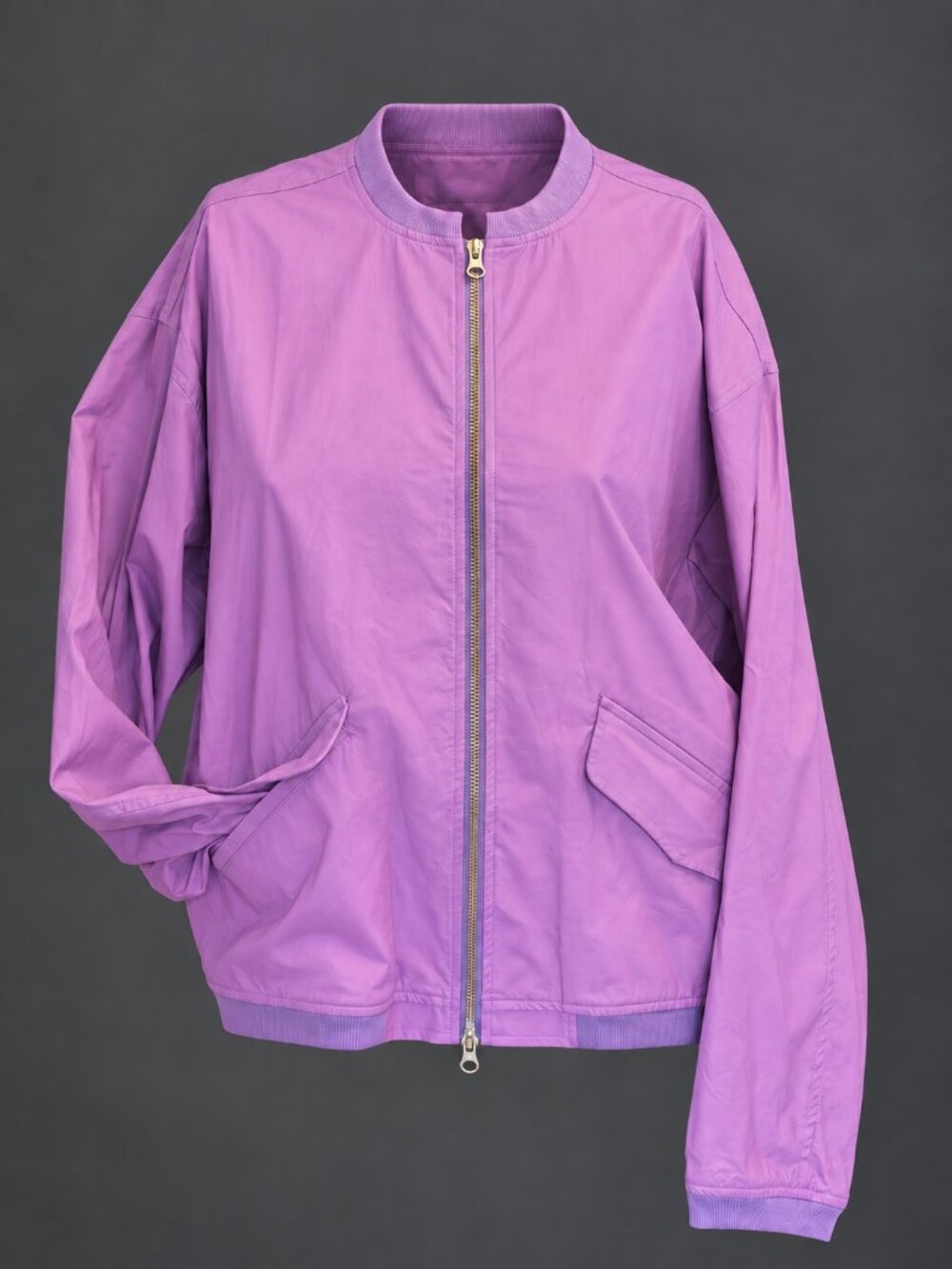 Douuod Woman Stella Alpina Lightweight Bomber Jacket – Purple – Size 40 – New Wi